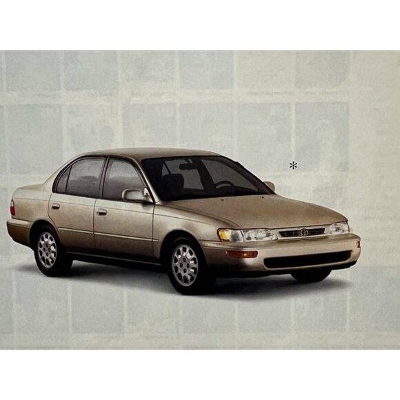 1997 Toyota Corolla Print Ad Vintage 90s Economy Car I Love What You Do For Me - Picture 4 of 5